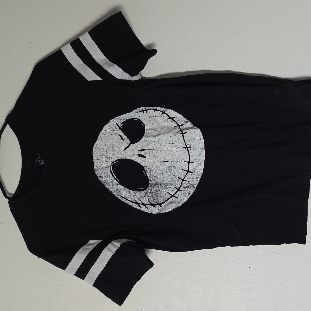 Disney Black and White Jack Skellington Tee